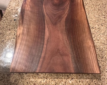 Walnut live edge charcuterie board