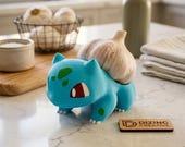 Listing photo: Bulb-a-Garlic Holder or Planter - 3D Printed Gamer Gift - Bulbasaur Inspired