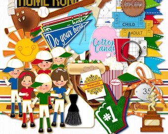 Home Run Digital Elements & Words