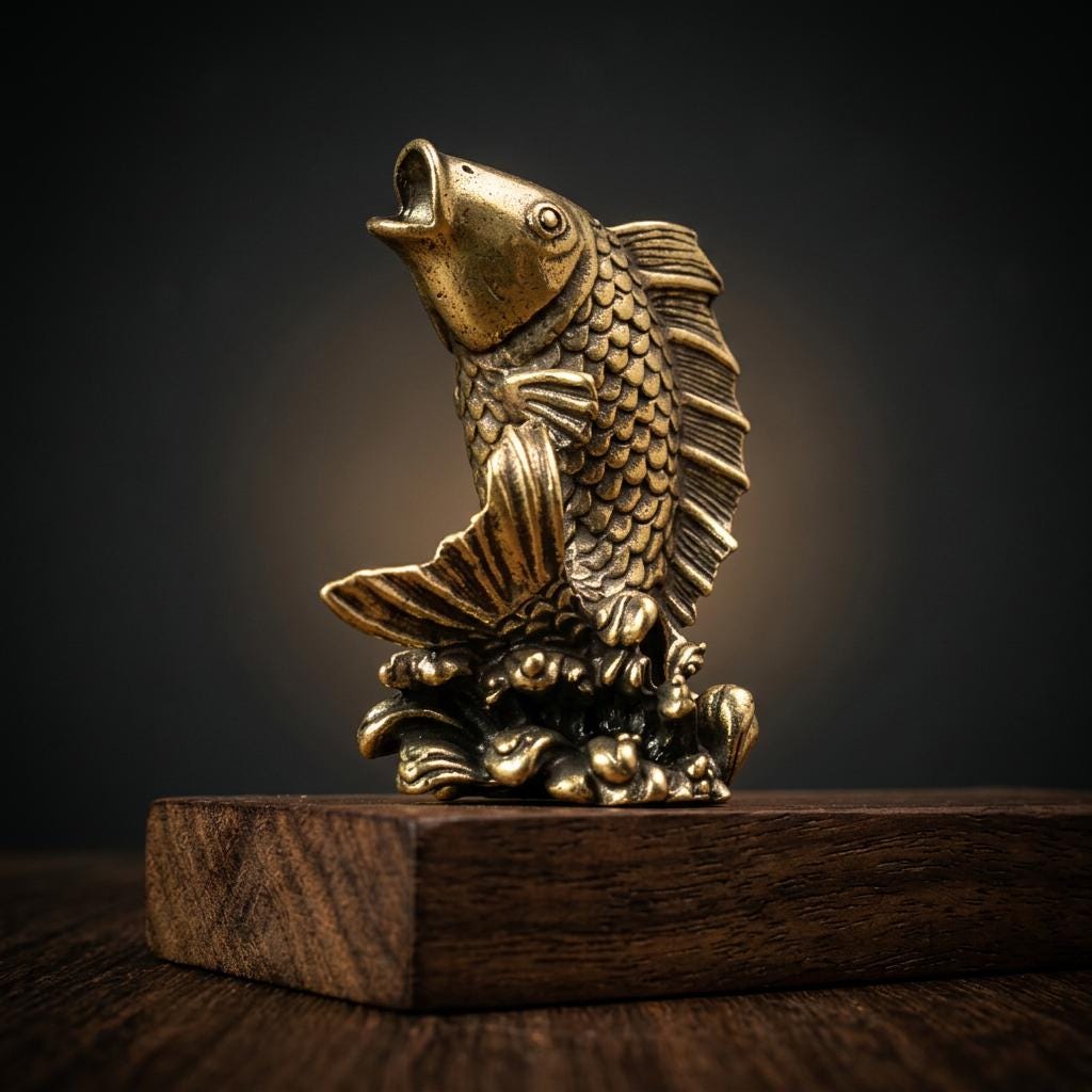 Koi fish figurine - Etsy 日本