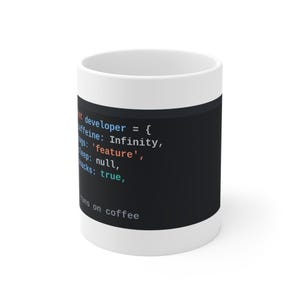 tasse drôle de programmeur | développeur const | Tasse à café de codage | Cadeau ingénieur logiciel