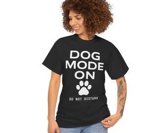 Dog Mode On Dark - Funny Dog Lover Tesla UI - Pet Owner Gift