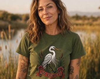 No Egrets Funny Bird Watcher Birder Gift Nature Lover