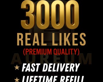 3000 Tiktok Likes | Lifetime Refill | Tiktok Likes Boost | Fast Delivery | Social media service