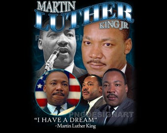 Martin Luther T Shirt Design PNG Instant Download 300 Dpi