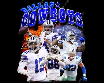 Cowboys Football  T Shirt Design PNG Instant Download 300 Dpi