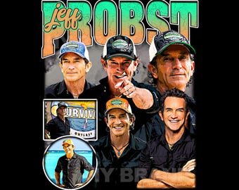 Jeff Probst Png, Jeff Probst Survivor Gifts, Jeff Probst Shirt 90s Survivor Tee Tv Presenter Concert Png