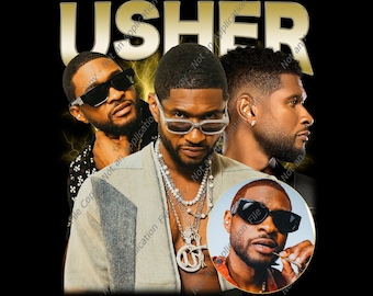 Usher R&B Tour PNG | Digital Download