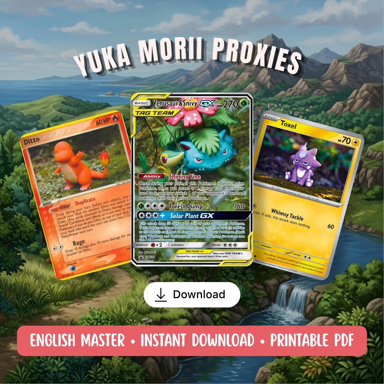 Yuka Morii Pokemon Proxy Cards | English Master Set Tracker | TCG