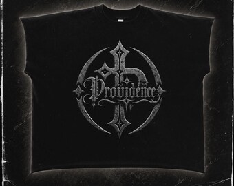 Providence - Raw Edge Boxy Quarter Sleeve Non-Shrink T-Shirt