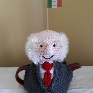 Michael tea higgins /Michael d Higgins tea cosy Miggeldy t cosy/tea for two/ tea/Novelty teacosy image 8