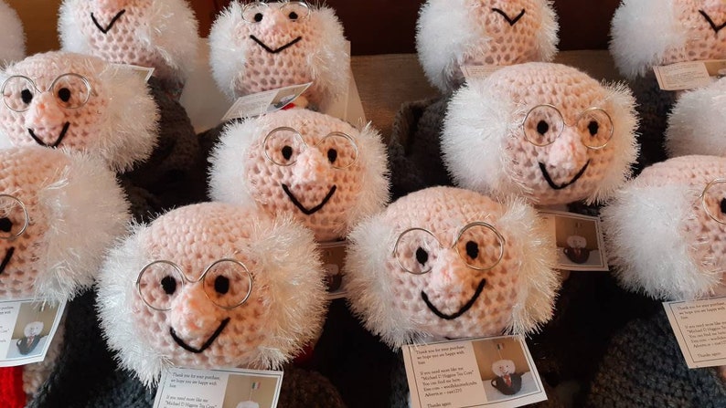 Michael tea higgins /Michael d Higgins tea cosy Miggeldy t cosy/tea for two/ tea/Novelty teacosy image 3