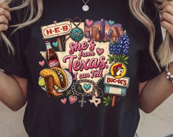 She's From Texas I Can Tell Pink PNG