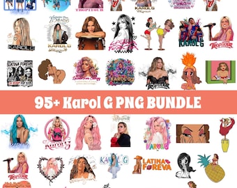 95+ Karol G Clipart PNG Files, Tropicoqueta tour Album, Cricut & Sublimation (Digital Download)