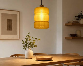 Ribbed Pendant Lamp