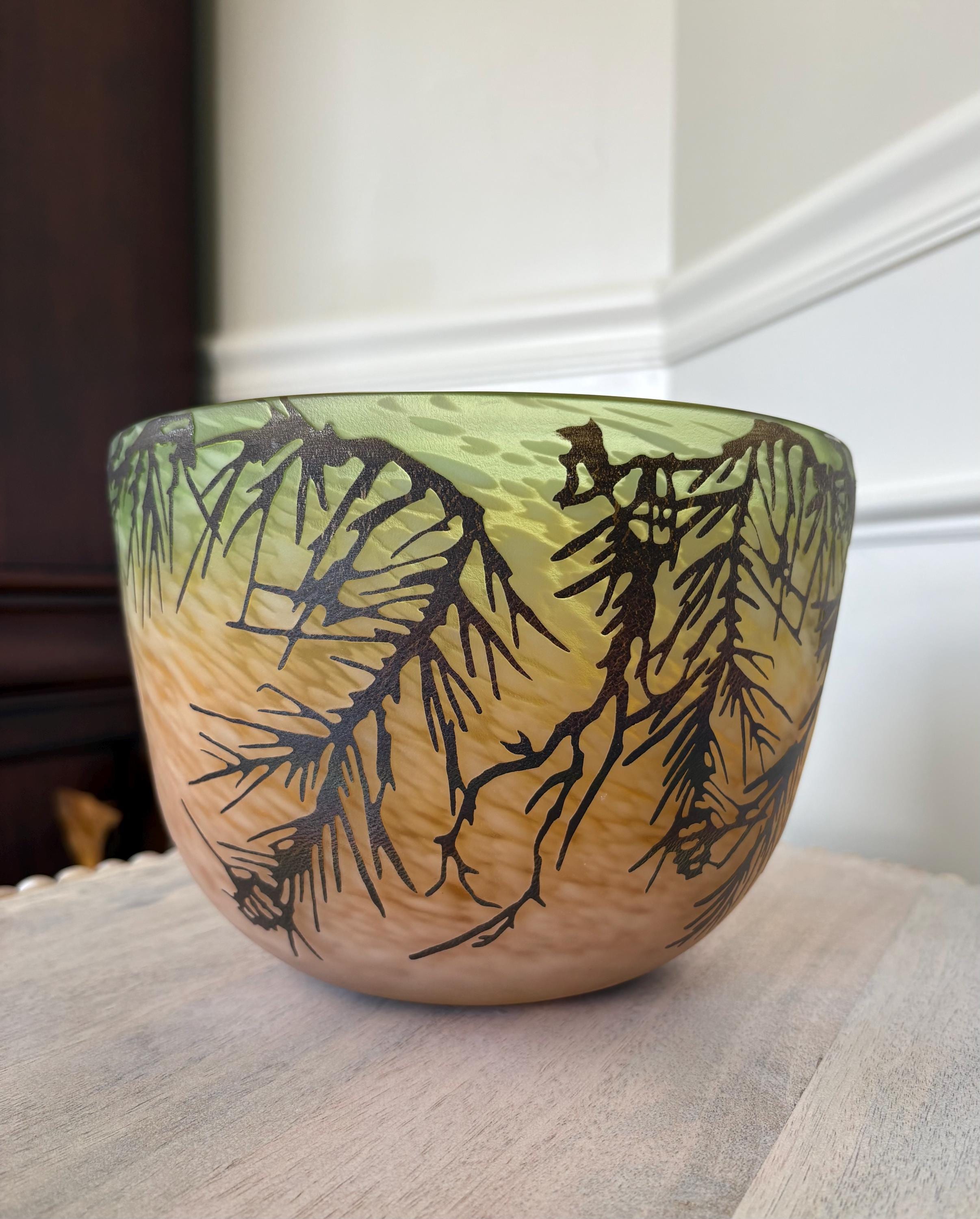 Daum Pate De Verre Bowl - Etsy