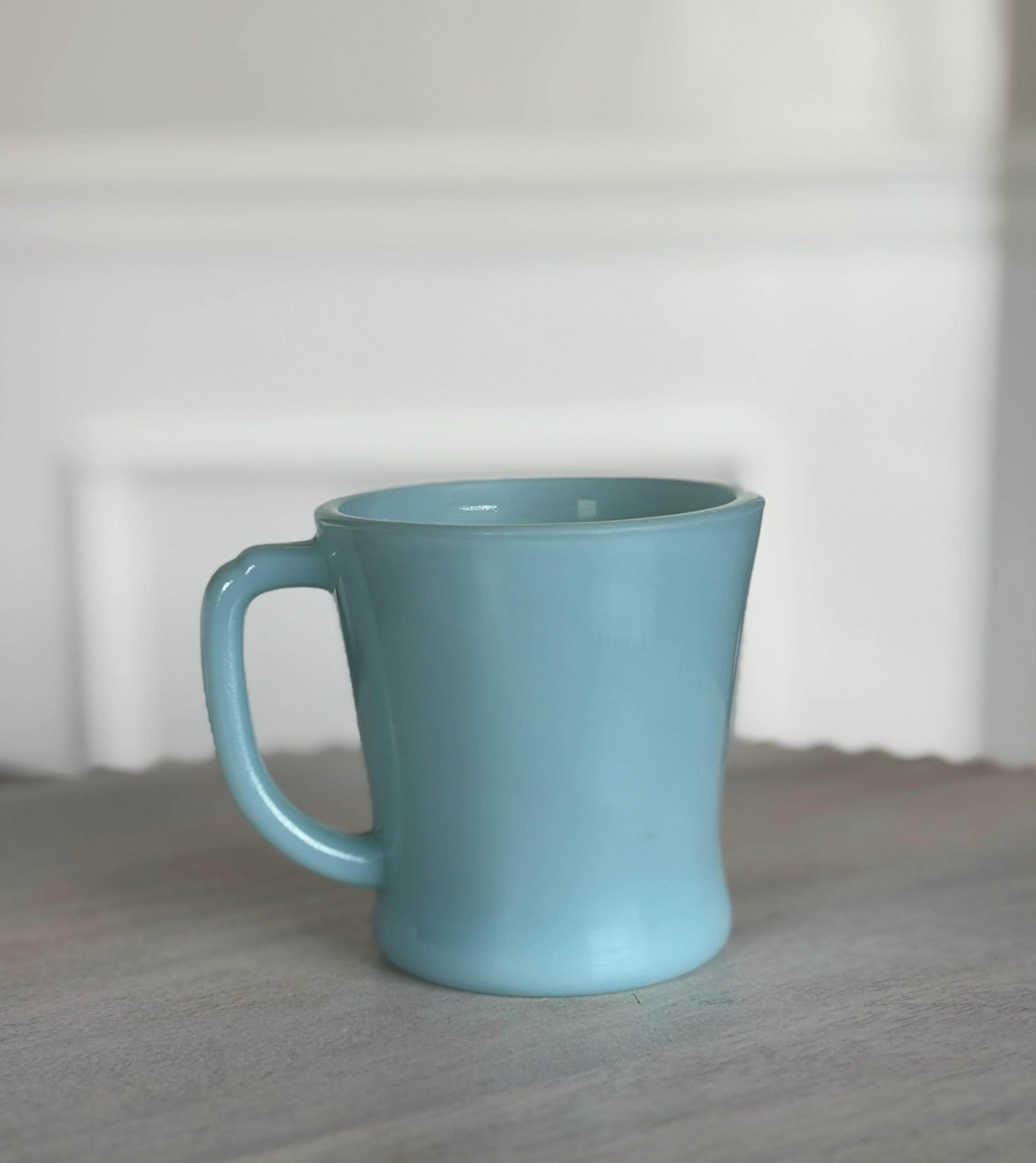 Fire King TURQUOISE BLUE D-Handle Mug ① Turquoise Fire King Mug - Etsy Singapore