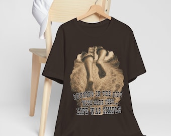 Camiseta unisex de manga corta de punto