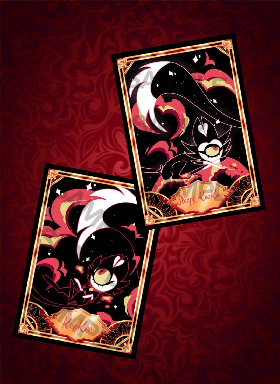 Hazbin hotel trading cards - Etsy 日本