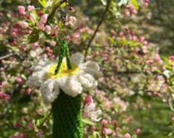 Clip portapintalabios con forma de flor