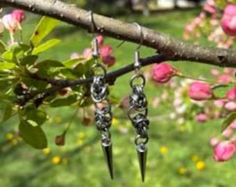 Pendientes de cadena bizantina