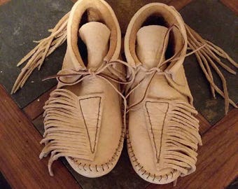 Comanche Style Moccasins