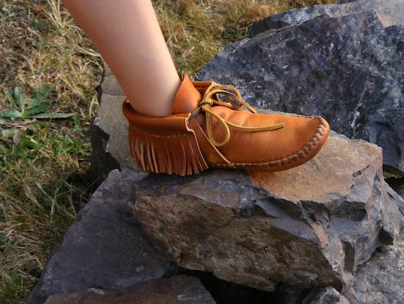 cassette verbannen Verhoog jezelf Leather Boots and Moccasins Handmade Buckskin Moccasin Leather - Etsy