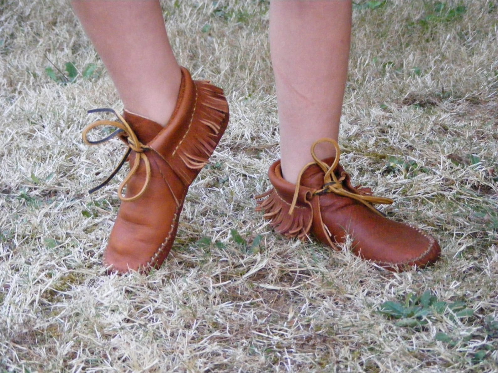 moccasin boots with knife sheath