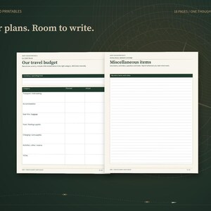 Baby and Toddler Travel Planner, Packing Checklists and Trip Organizer, 18-Page Printable PDF image 4