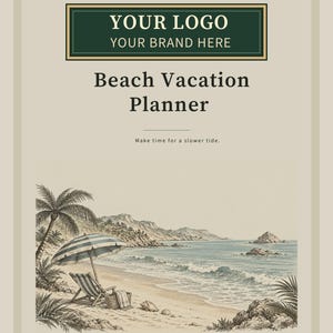 Custom Branded Travel Agency Bundle - 19 Planner PDFs with Your Logo, Letter A4 A5 image 6