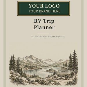 Custom Branded Travel Agency Bundle - 19 Planner PDFs with Your Logo, Letter A4 A5 image 14