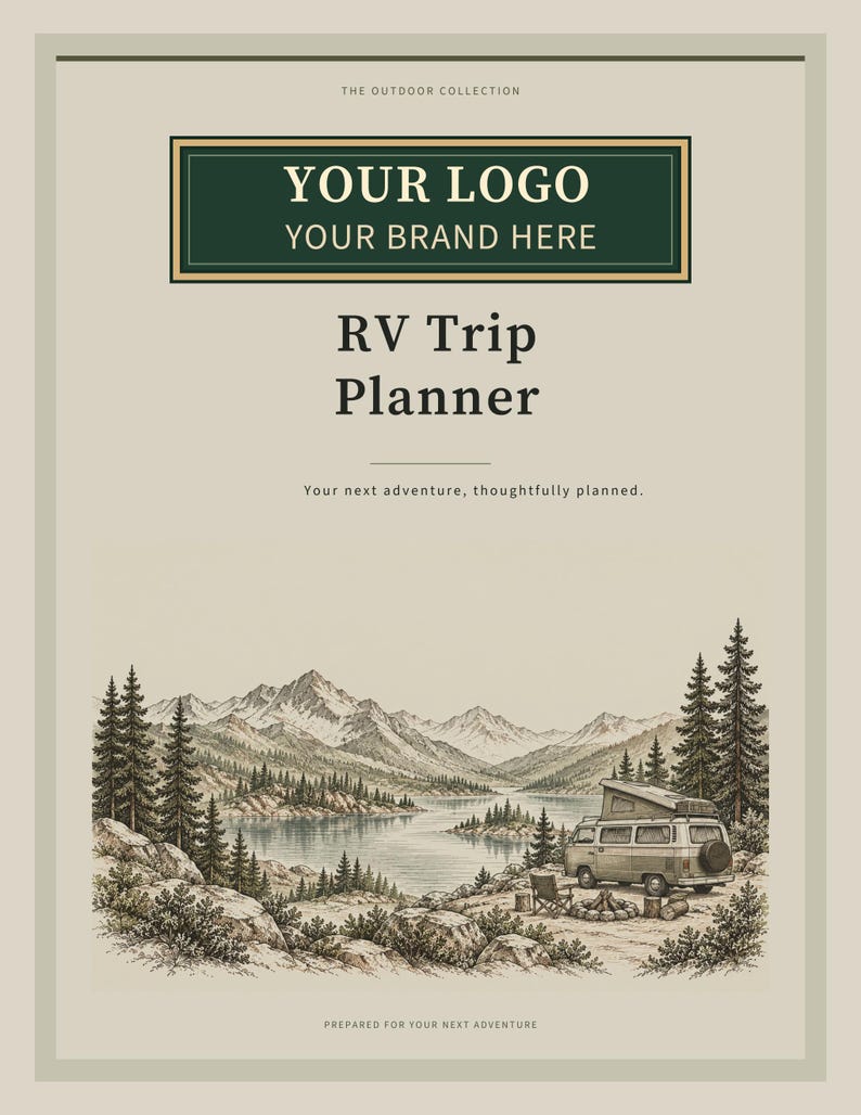 Custom Branded Travel Agency Bundle - 19 Planner PDFs with Your Logo, Letter A4 A5 image 14
