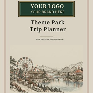 Custom Branded Travel Agency Bundle - 19 Planner PDFs with Your Logo, Letter A4 A5 image 15