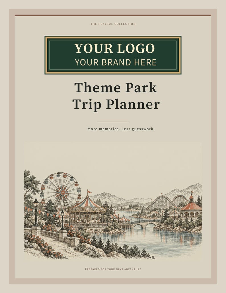 Custom Branded Travel Agency Bundle - 19 Planner PDFs with Your Logo, Letter A4 A5 image 15