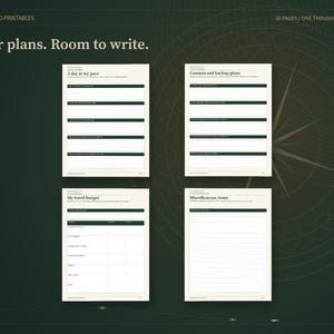 Accessible Travel Planner, Mobility and Assistance Trip Organizer, Packing Checklists, 20-Page Printable PDF image 4