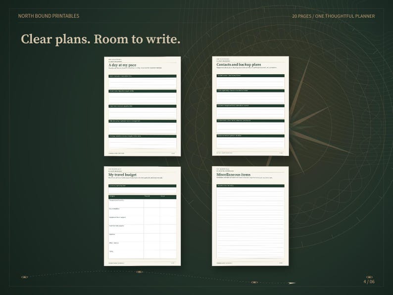 Accessible Travel Planner, Mobility and Assistance Trip Organizer, Packing Checklists, 20-Page Printable PDF image 4
