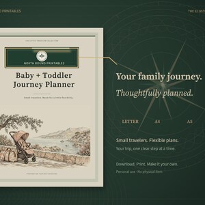 Baby and Toddler Travel Planner, Packing Checklists and Trip Organizer, 18-Page Printable PDF image 5