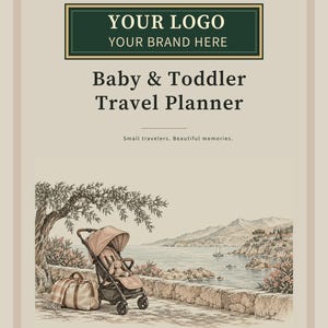 Custom Branded Travel Agency Bundle - 19 Planner PDFs with Your Logo, Letter A4 A5 image 5