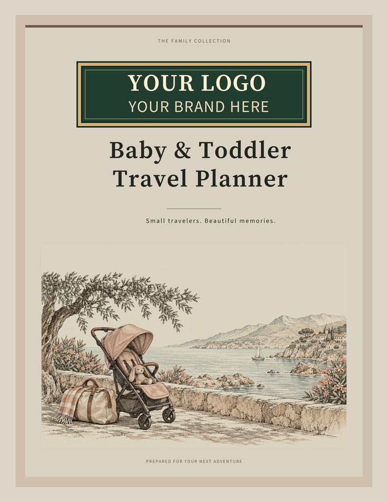Custom Branded Travel Agency Bundle - 19 Planner PDFs with Your Logo, Letter A4 A5 image 5