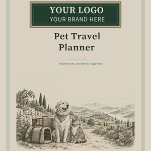 Custom Branded Travel Agency Bundle - 19 Planner PDFs with Your Logo, Letter A4 A5 image 12