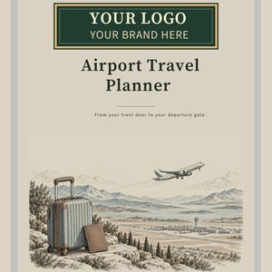 Custom Branded Travel Agency Bundle - 19 Planner PDFs with Your Logo, Letter A4 A5 image 4