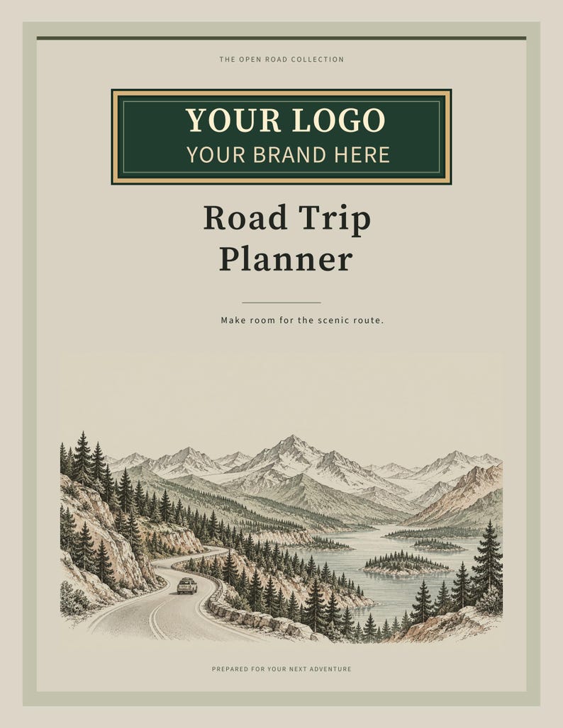 Custom Branded Travel Agency Bundle - 19 Planner PDFs with Your Logo, Letter A4 A5 image 13