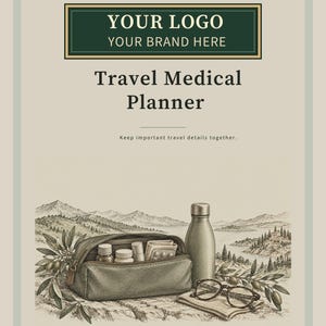 Custom Branded Travel Agency Bundle - 19 Planner PDFs with Your Logo, Letter A4 A5 image 16