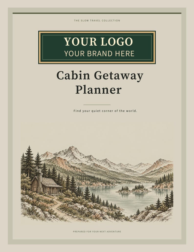 Custom Branded Travel Agency Bundle - 19 Planner PDFs with Your Logo, Letter A4 A5 image 7