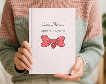 Diario Cartas a mi hija, Diario de bebé de tapa dura, Recuerdo de bebé, Regalo para futura mamá
