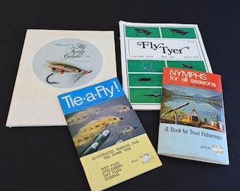Four 1970-80 Classic Fly Tying Books - Draper Stewart