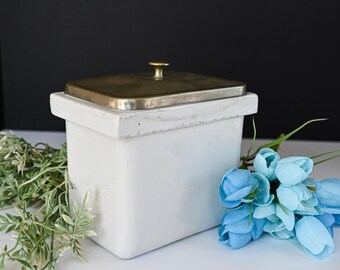 Vintage Soda Fountain Porcelain Topping Dispenser-The Liquid Brand