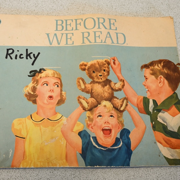 1962 Before We Read - Dick & Jane Picture Book