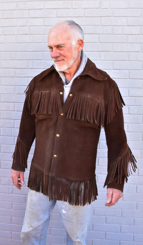 1970's Fringe Suede Leather Jacket Vintage Timberl