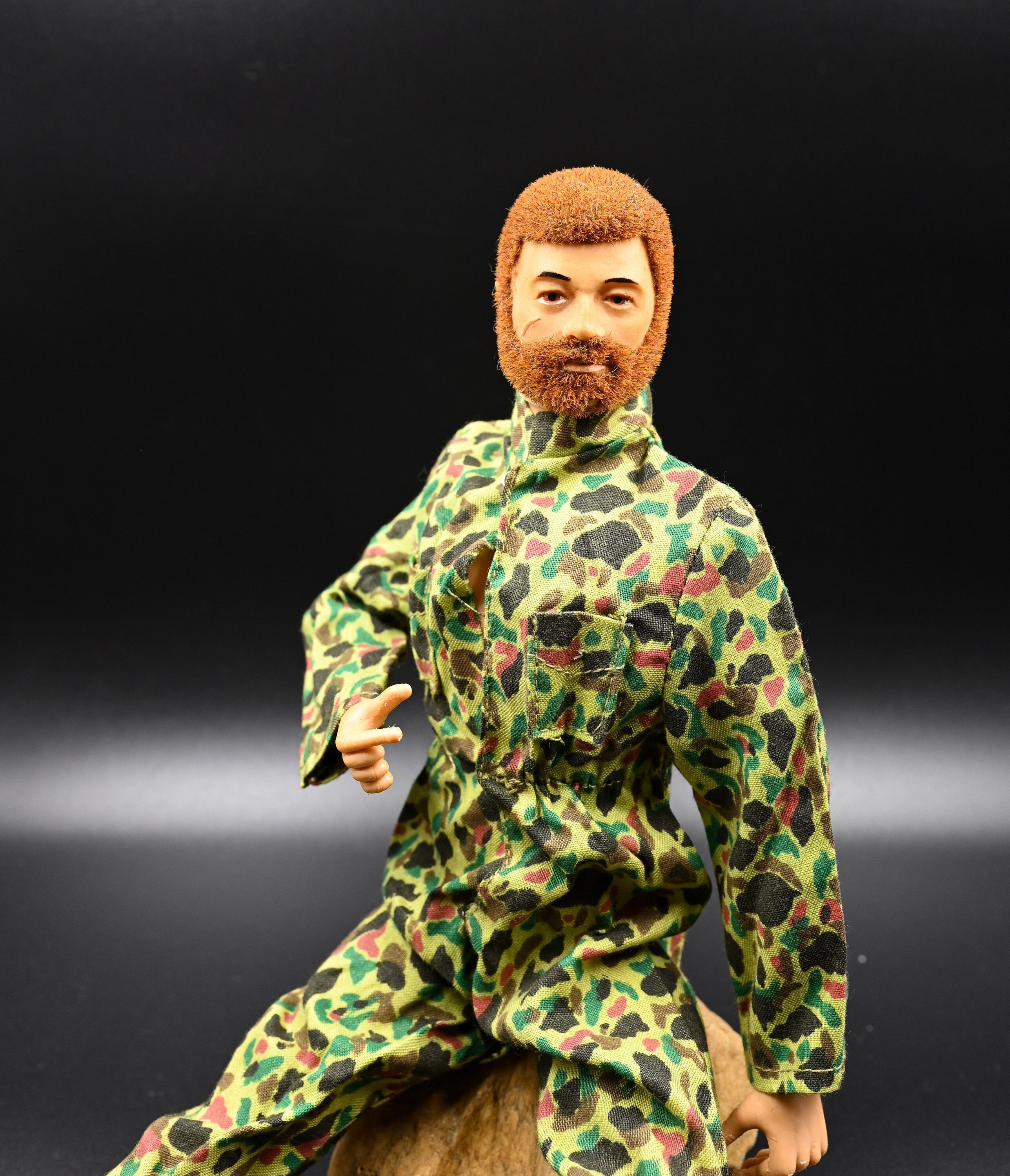 1970 G.I. Joe Adventure Team Red Flocked Hair Hasbro Action Figure With Outfits 1970 G.I. Joe Adventure Team Red Flocked Hair Hasbro Action Figure With Outfits